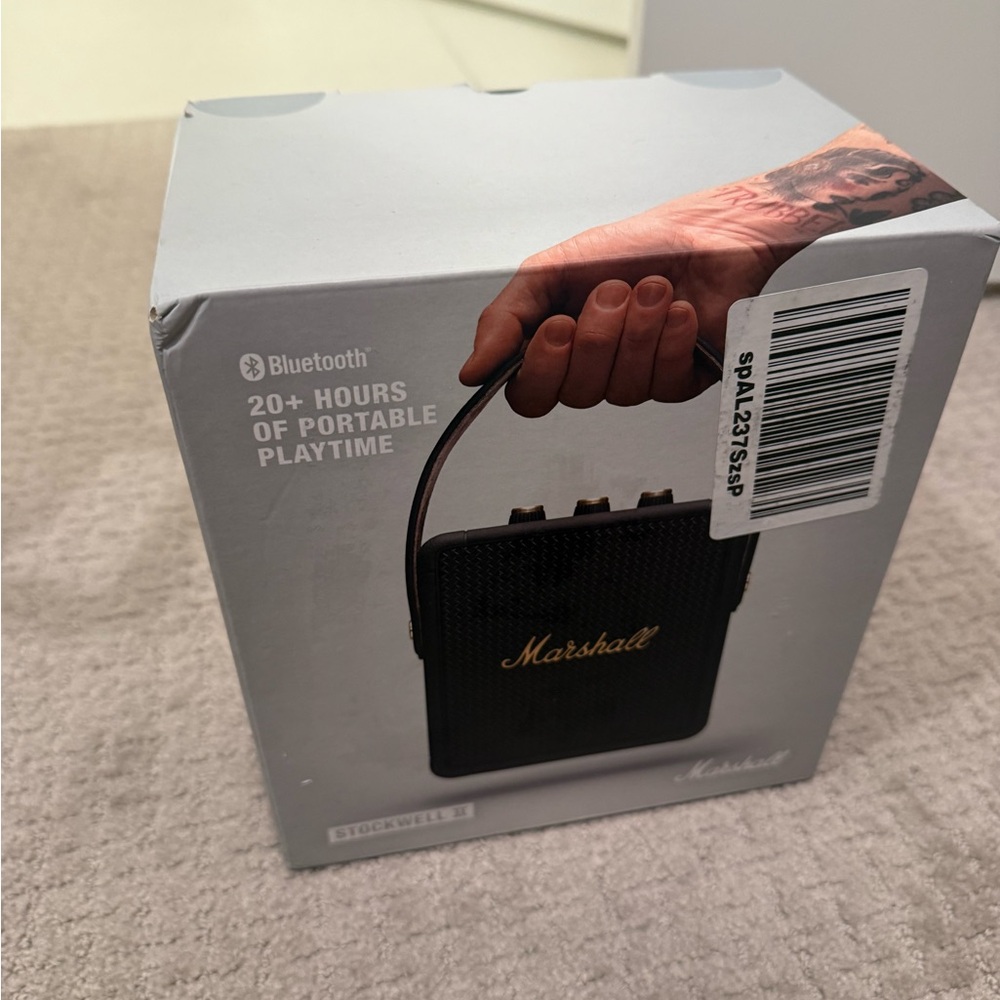 Marshall Stockwell II Black and Gold Speaker